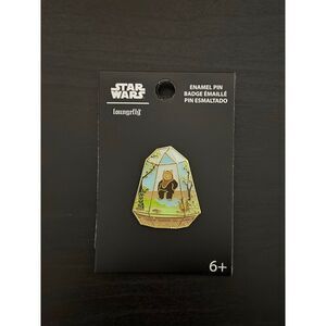 Lounegfly Star Wars Ewok Terrarium Enamel Pin